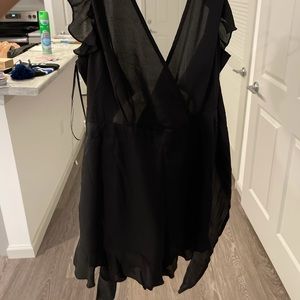 Black pretty little thing romper